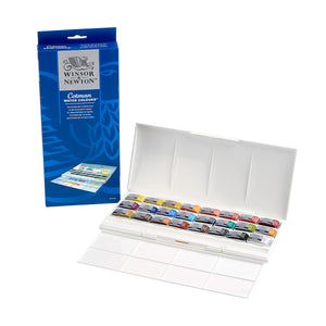 Cotman Watercolour Studio Set - 24 Whole Pans