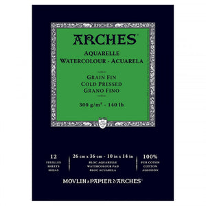 Arches Gummed Pad - 140lb/300gsm 10