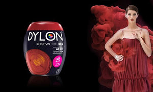 Colours Dylon Fabric & Clothes Dye, Dylon Machine Dye RoseWood Red 64