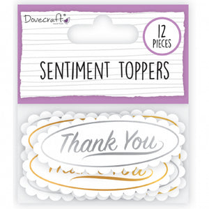 DC Die Cut Toppers - Thank You