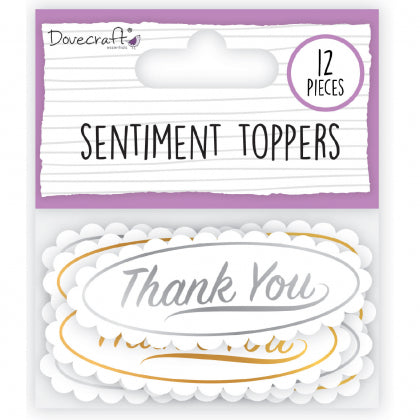 DC Die Cut Toppers - Thank You