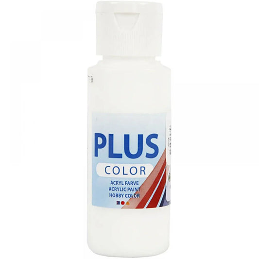 Plus Color Craft Paint, 60 ml, white