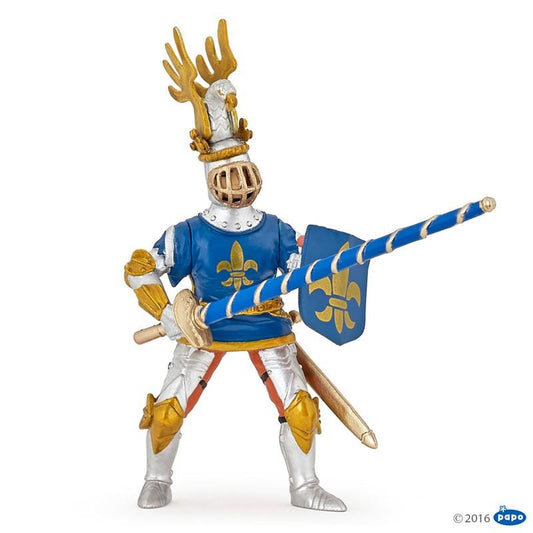 Papo Blue Knight Fleur De Lys