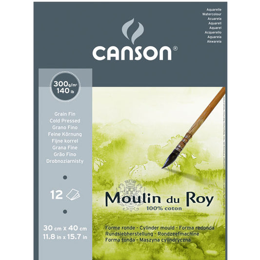 CANSON MOULIN DU ROY W/COL PAD 30X40 NOT