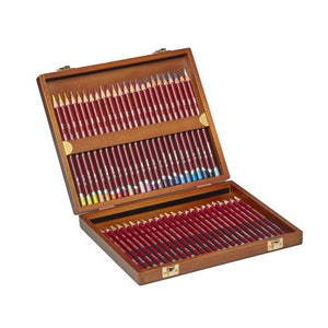 Derwent Pastel Pencils Wooden Box of 48