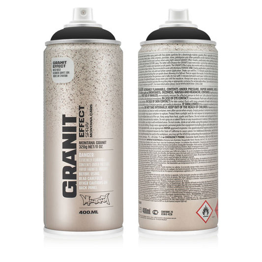 MONTANA 400ML GRANITE EFFECT SPRAY BLACK