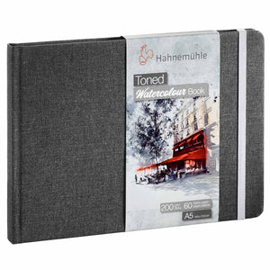 Hahnemuhle - Toned Watercolour Book - Grey A5