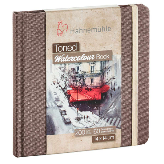 Hahnemuhle - Toned Watercolour Book - Beige 14 x 14cm