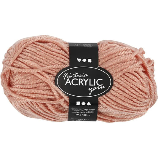 FANTASY ACRYLIC YARN 50GR-POWDER