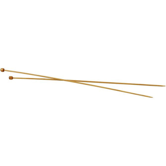 Knitting Needles, no. 3, L: 35 cm, 1 pair