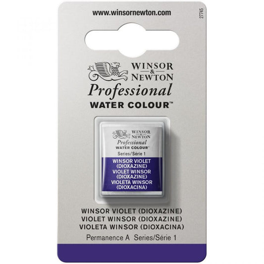 Winsor Violet Dioxazine Half Pan - S1 Professional Watercolour