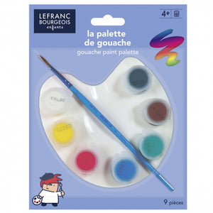 Gouache Paint Palette - 9 Piece Set