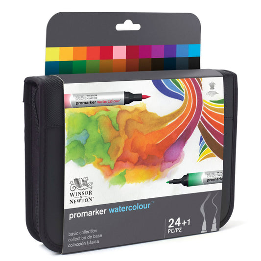 Winsor & Newton Promarker Watercolour - Wallet of 24