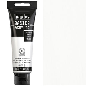 Liquitex Basics Acrylic 118ml - 430 Transparent Mixing White