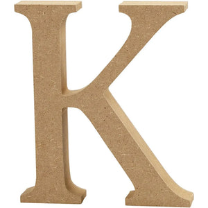 MDF Letter 13cm K