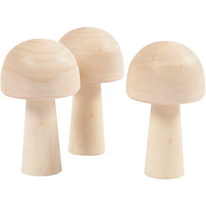 Toadstool, H: 5,2 cm, D: 2,9 cm, 3 pc/ 1 pack