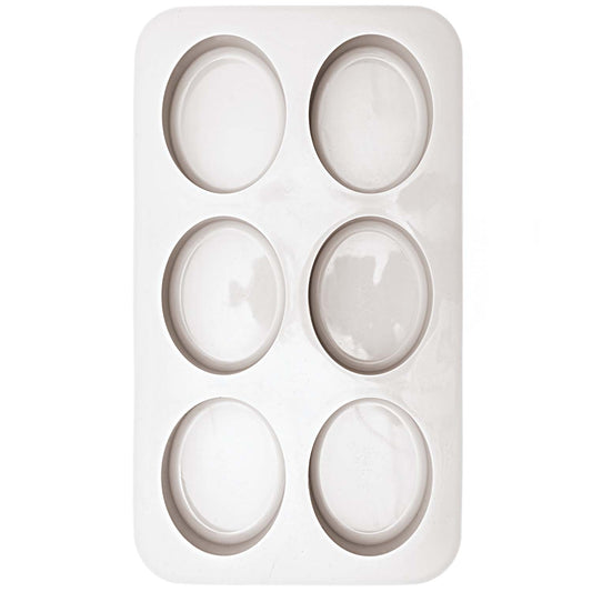 Soap Mould Oval - 6 Shapes