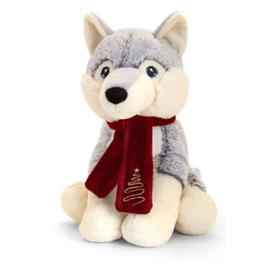 20cm Keeleco Husky with Scarf