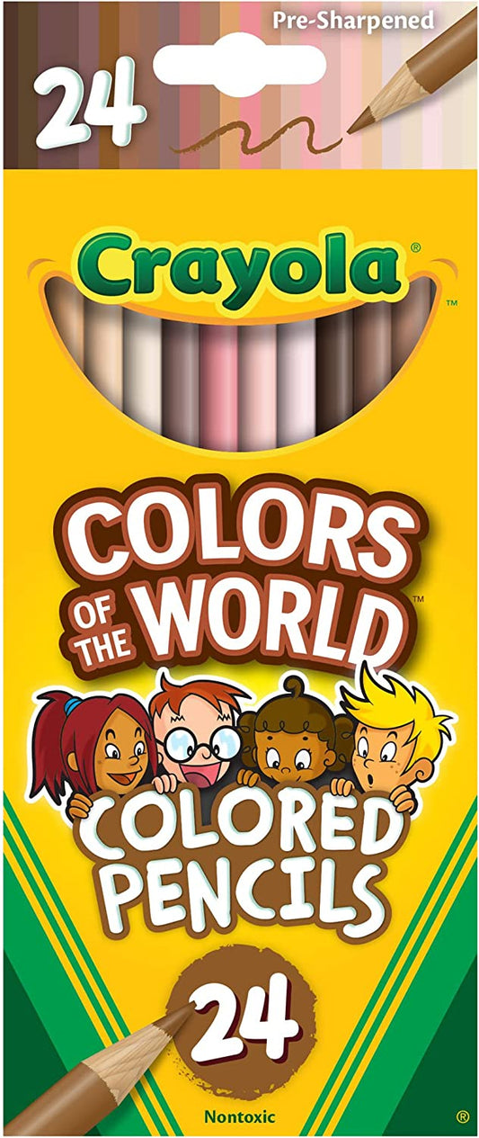 Crayola 24 Colours Of The World Coloured Pencils