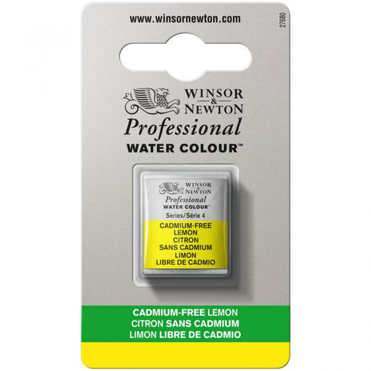 Cadmium FREE Lemon Half Pan - S4 Professional Watercolour