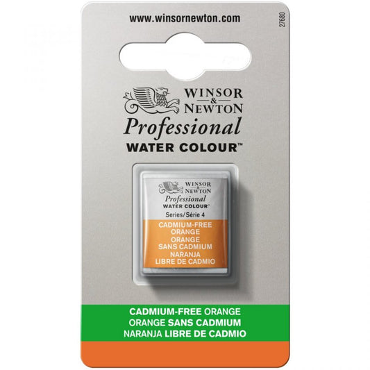 Cadmium FREE Orange Half Pan - S4 Professional Watercolour