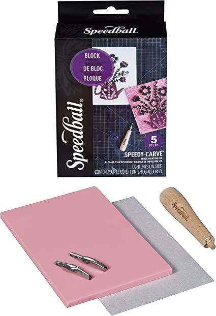 Speedy-Carve Block Printing Kit - 5 Piece