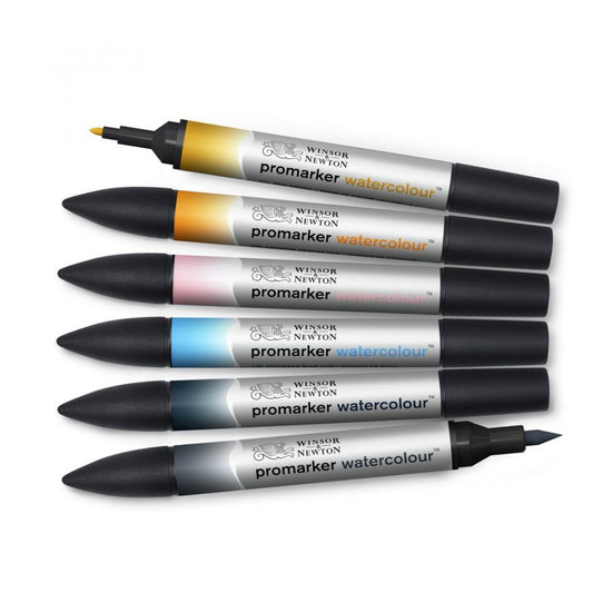 Winsor & Newton Promarker Watercolour 6 Set -Skyscape Tones