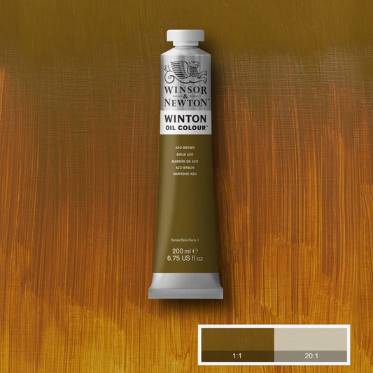 Winton Oil Colour Azo Brown 200ml