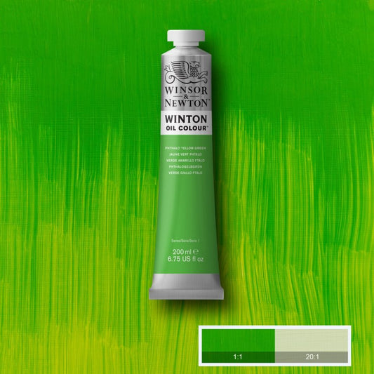 Winton Oil Colour Phthalo Yellow Green 200ml