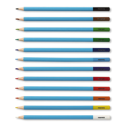 Reeves Watercolour Pencils (12 Assorted)