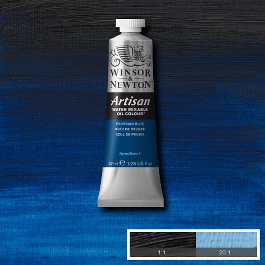 Artisan Water Mixable Oil Colour Prussian Blue 37ml Tube