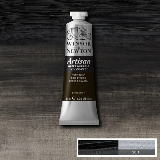 Artisan Water Mixable Colour Ivory Black 37ml Tube