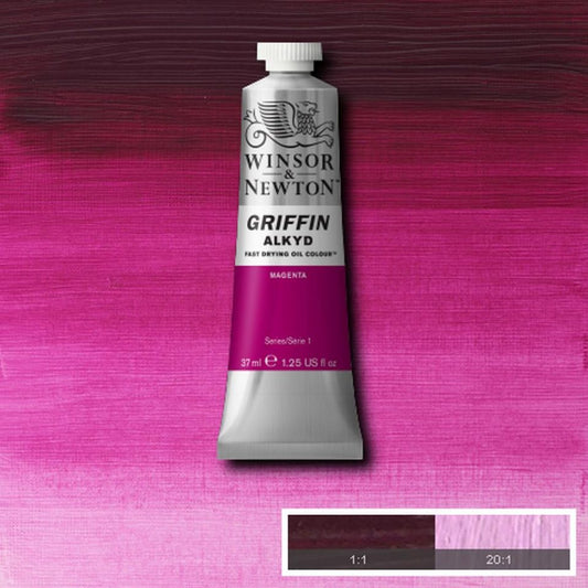 Winsor & Newton- Griffin Oil - 37ml Magenta