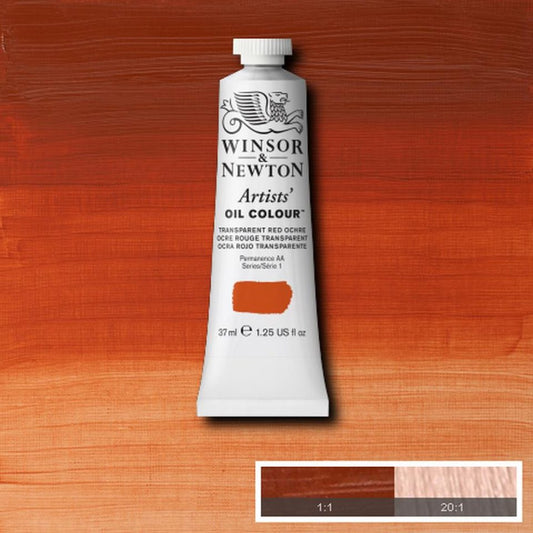 37ml Transparent Red Ochre - Artists' Oil