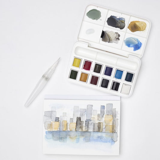 Winsor & Newton - Cotman Watercolour - Water Brush Set Product Code: 0390658 Bardcode: 884955053683