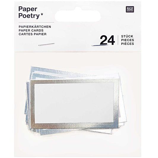 PAPER CARDS IRIDESCENT FSC MIX 24 PCS