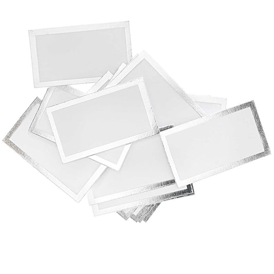 PAPER CARDS SILVER OUTLINE (24 PCS)