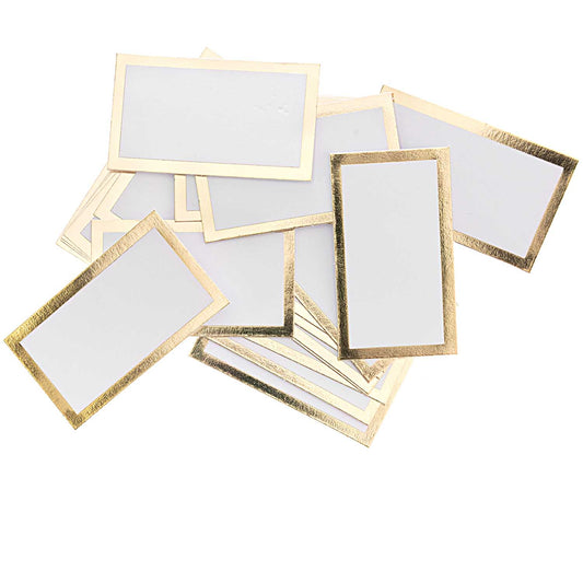 PAPER CARDS - GOLD TRIM (24 PCS)