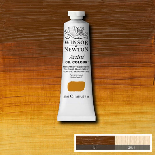 37ml Transparent Gold Ochre - Artists' Oil