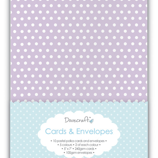 Polka Dots  Rect 5X7 (8 pk)