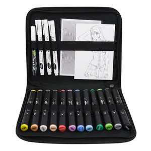 GRAPHIT Wallet Manga Essential - 12 markers + 3 li