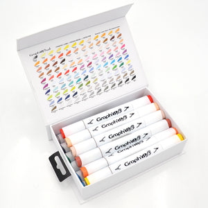 GRAPHIT BRUSH & EXTRA FINE Set 12 markers-Manga