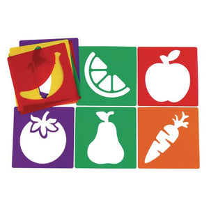 Fruit & Vegetable Stencils Set of 12