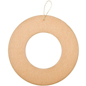 Natural Card Wreaths (Pack of 10)