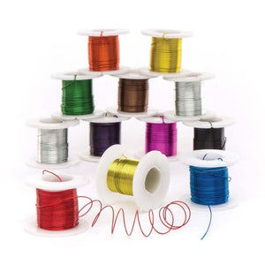 Coloured Craft Wire (Pack of 12)