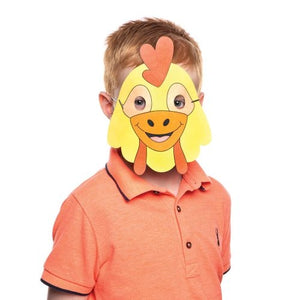 Farm Animal Colour-in Masks (Pack of 6)