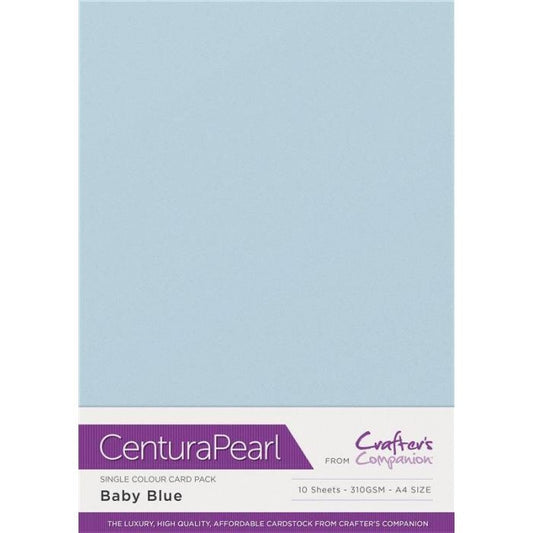 Centura Pearl Single Colour 10 Sheet Pack - Baby Blue