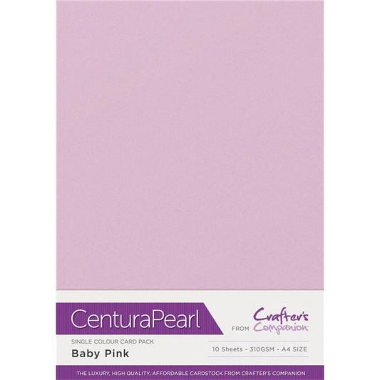 Centura Pearl Single Colour Card 10 Pack - Baby Pink