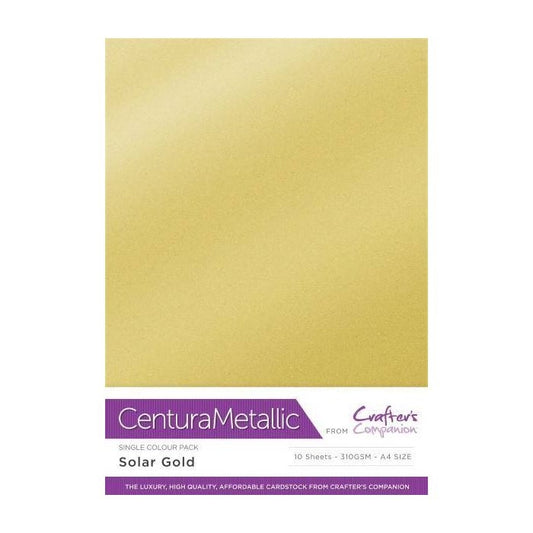 Centura Metallic Single Colour 10 Sheet Pack - Sol