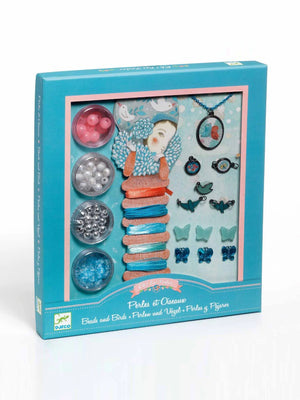 Djeco - Needlework - Jewellery Kit - Beads And Birds